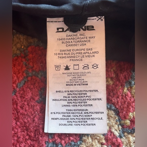 Dakine Blazer Snowboard Gloves, Men's Size Small - Picture 7 of 8